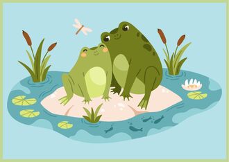 Les crapauds amoureux à Meyenheim