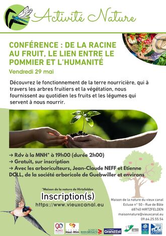 Conférence : De la racine au fruit, le lien entre le pommier et l’humanité 