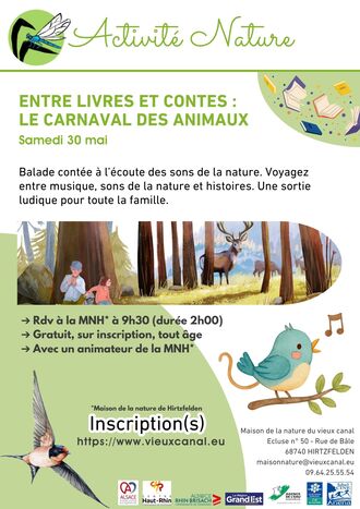 Entre livre et contes : Le carnaval des animaux