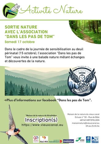 Sortie nature avec l’association « Dans les pas de Tom » 