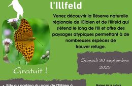 Visite guidée de la réserve naturelle de l'Eiblen et l'Illfeld