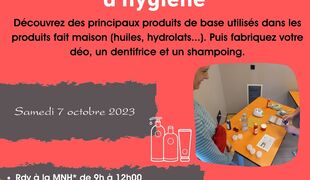 Produits au naturel : produits cosmétiques et d'hygiène