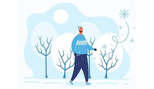 On sort par tous les temps même en hiver