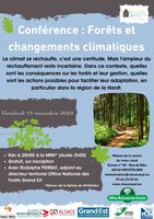Conférence : Forêts et changements climatiques
