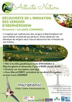 Sortie : Découverte de l'irrigation par submersion des vergers d'Oberhergheim 