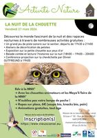 La nuit de la chouette - RESERVATION DES REPAS UNIQUEMENT