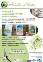 INITIATION A L'AQUARELLE NATURE !