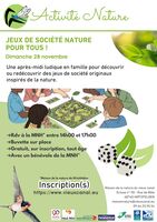 JEUX DE SOCIÉTÉ NATURE POUR TOUS !