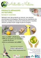 PRODUITS MÉNAGERS AU NATUREL