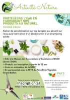 Protégeons la ressource en eau en fabriquant nos produits au naturel