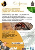Conférence : Les espèces exotiques envahissantes : mieux connaitre pour mieux agir