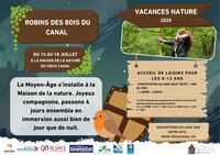 CAMP SOUS TENTE : « Robins des bois du canal »
